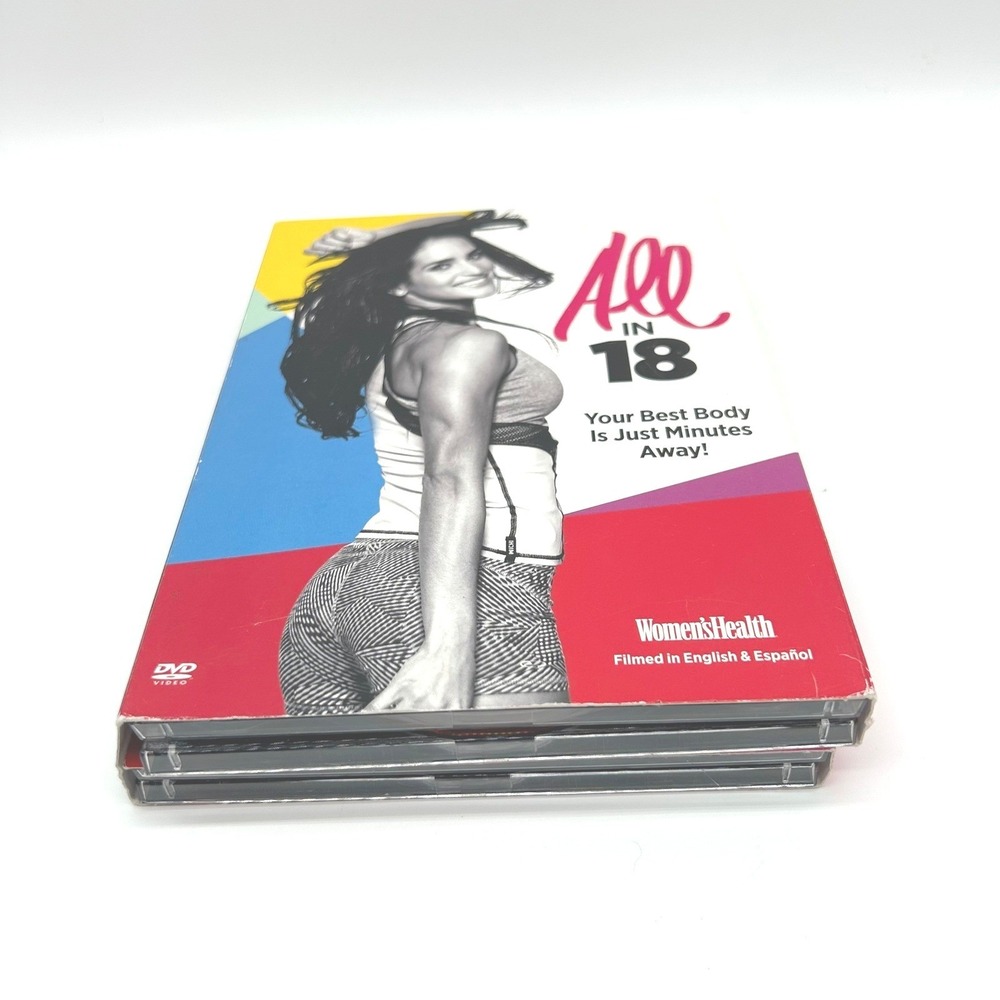 Womens Health All In 18 Idalis Velazquez 7-Disc DVD Fitness Workout Set 2016